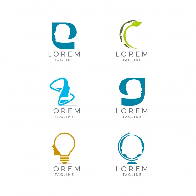626x626 Face Logo Collection Vector Free Download