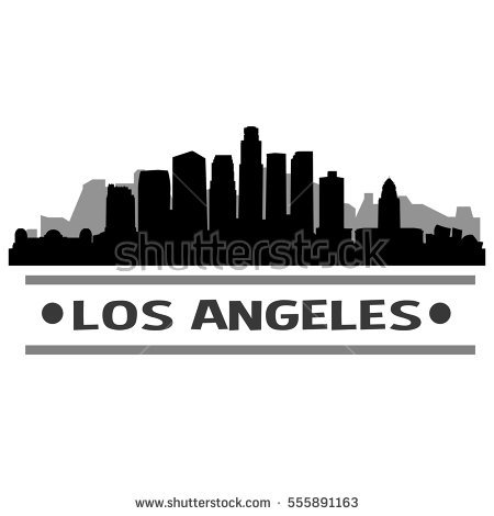 La Skyline Vector at Vectorified.com | Collection of La Skyline Vector ...