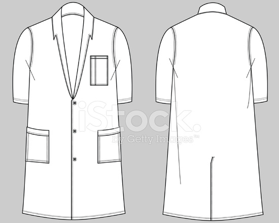 550x440 Production Flats Medical Staff Uniforms Long Lab Coat Stock
