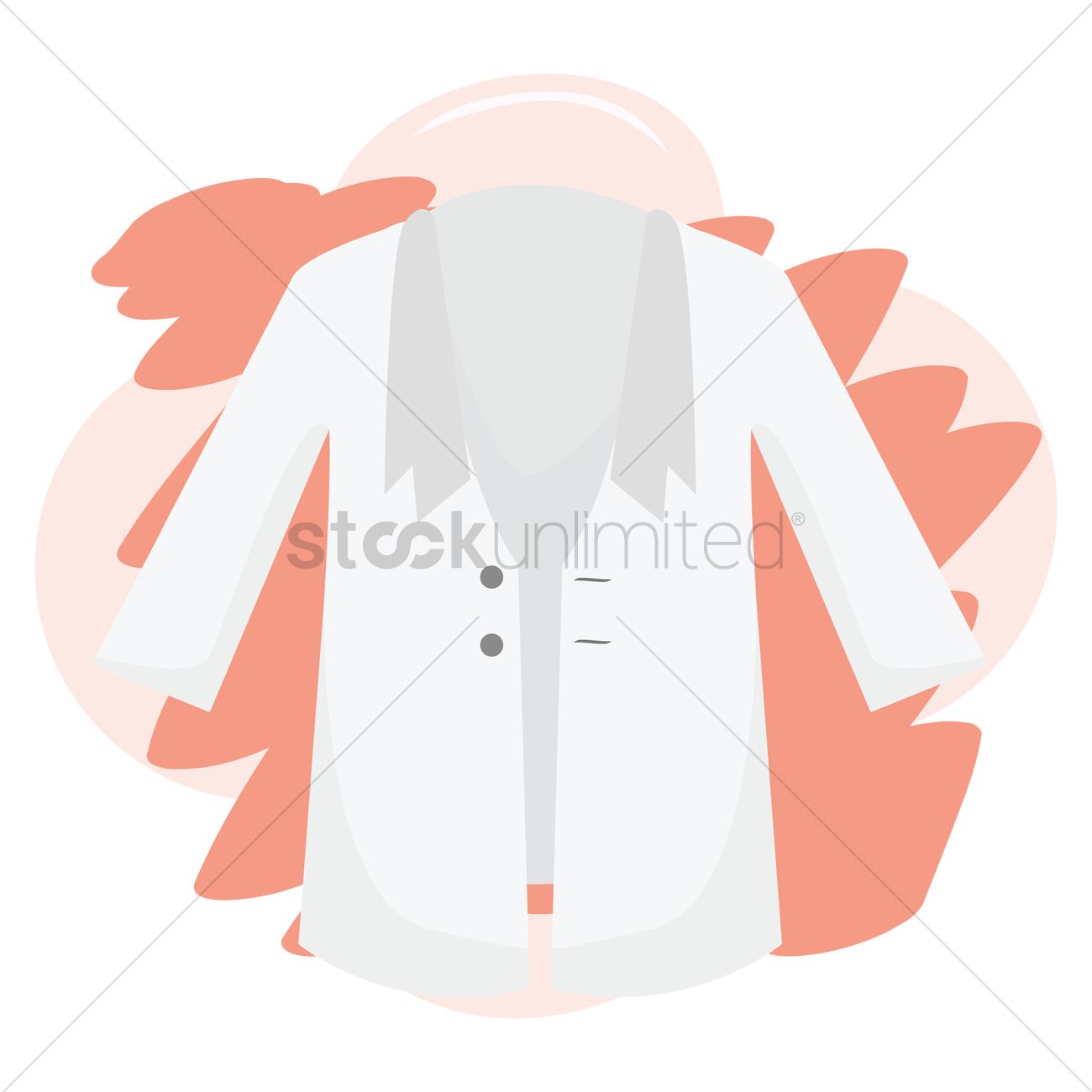 1300x1300 Free Lab Coat Vector Image