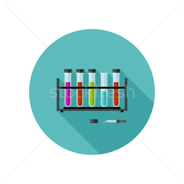 600x600 Chemical Laboratory Icon Vector Illustration Ilya Bolotov
