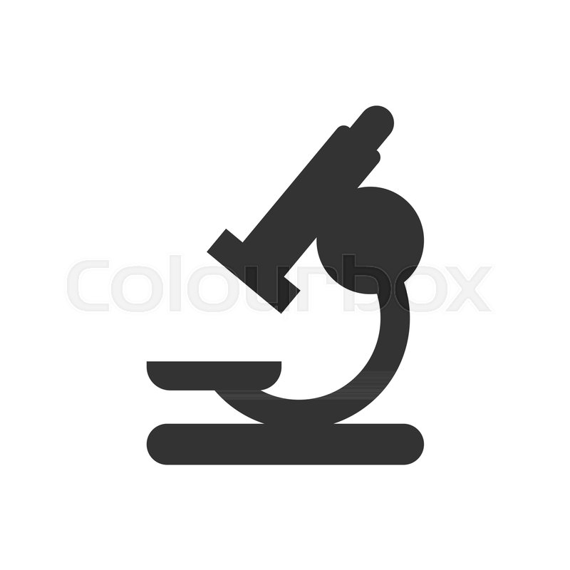 800x800 Microscope Lab Icon Vector Stock Vector Colourbox