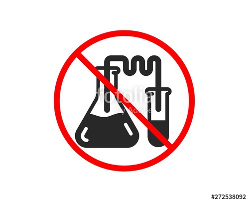 500x405 No Or Stop Medicine Chemistry Lab Icon Medical Laboratory Sign