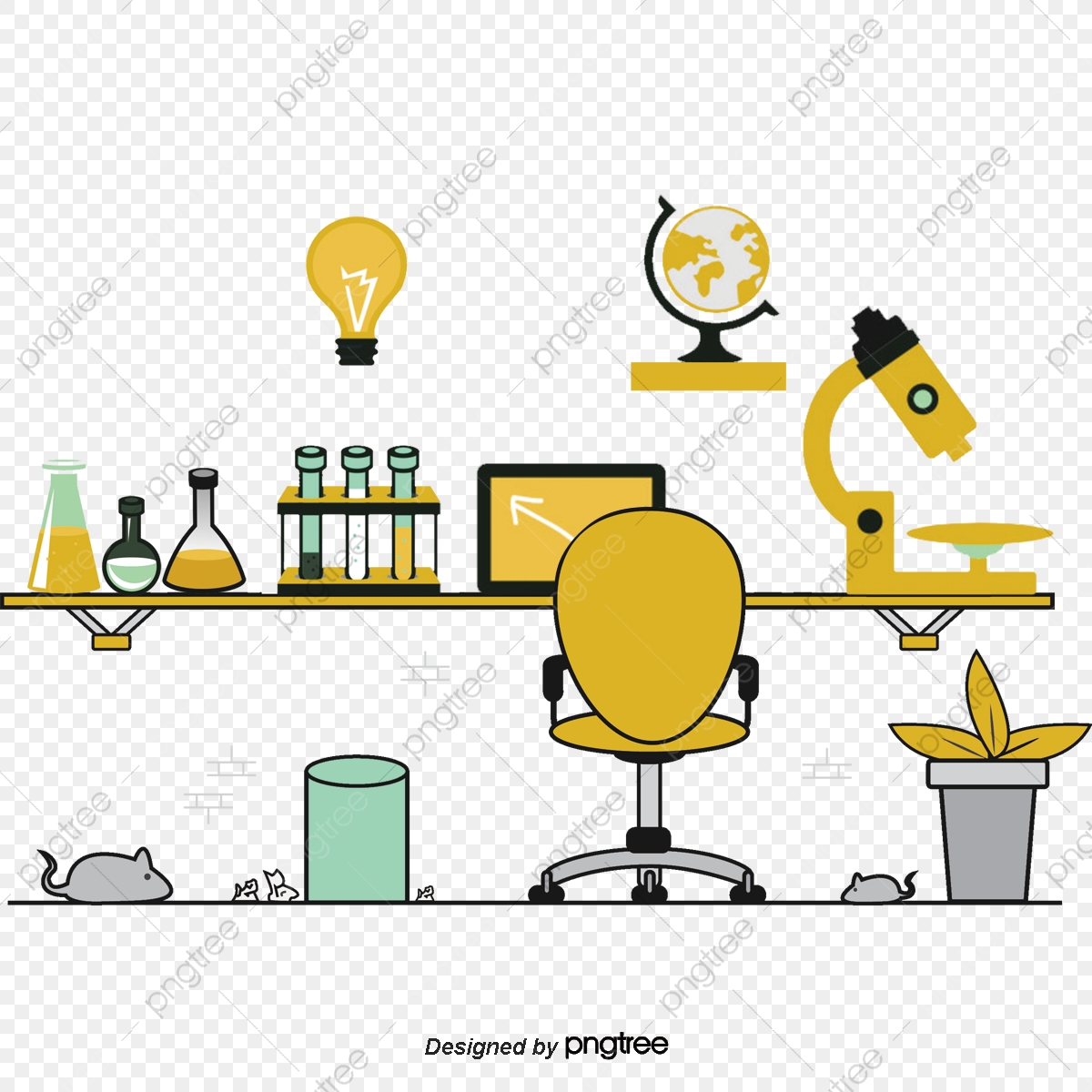 1200x1200 Messy Lab, Vector Material, Messy, Science Experiment Png