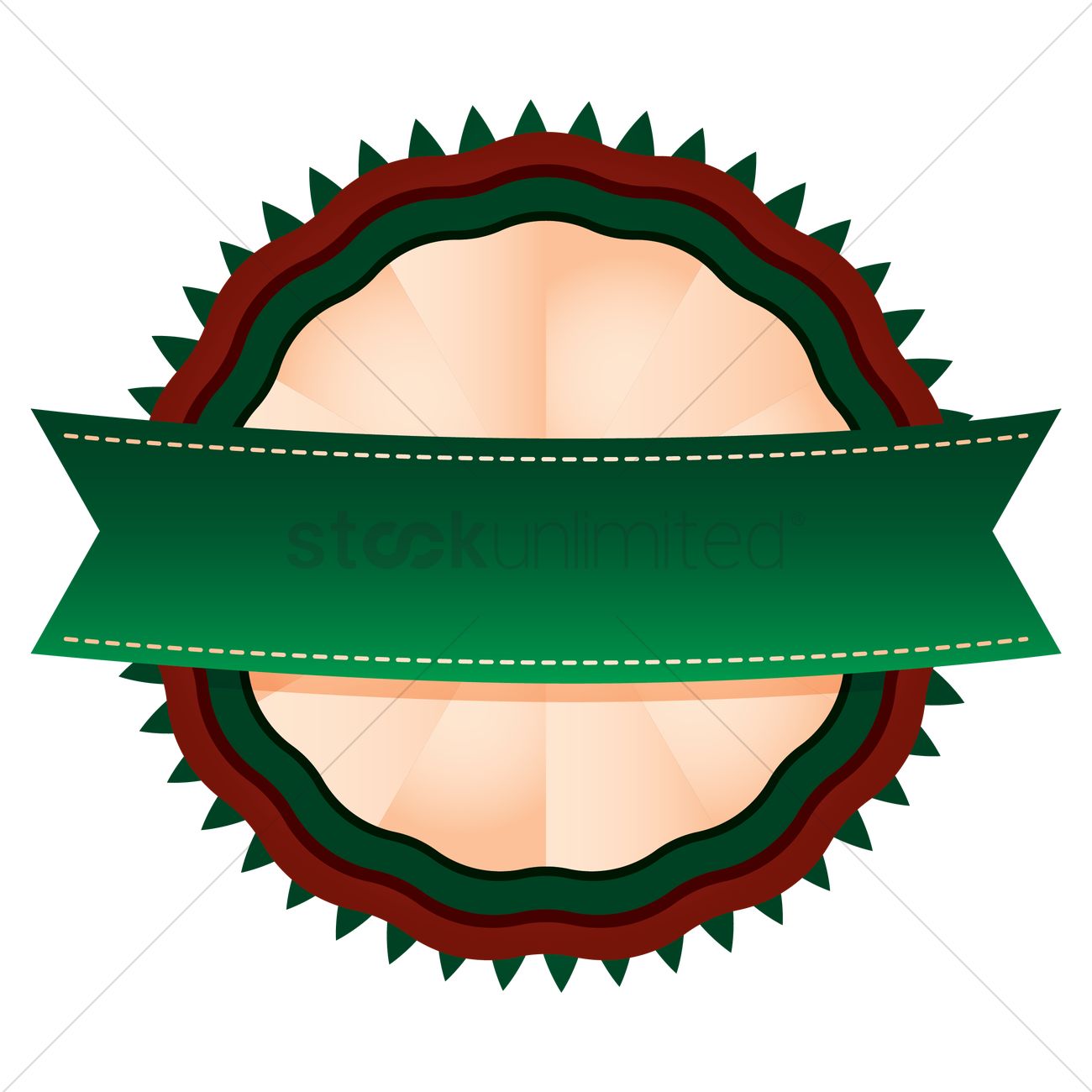1300x1300 Blank Label Design Vector Image
