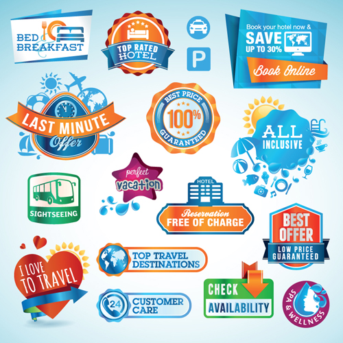 500x500 Various Sale Stickers And Labels Design Vector Free Download