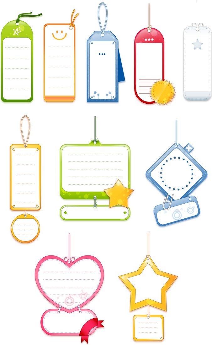 676x1098 Free Blank Tag Vector Cute Label Files, Vectors Graphics