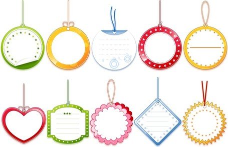 455x294 Free Blank Tag Vector Cute Labels Clipart And Vector Graphics