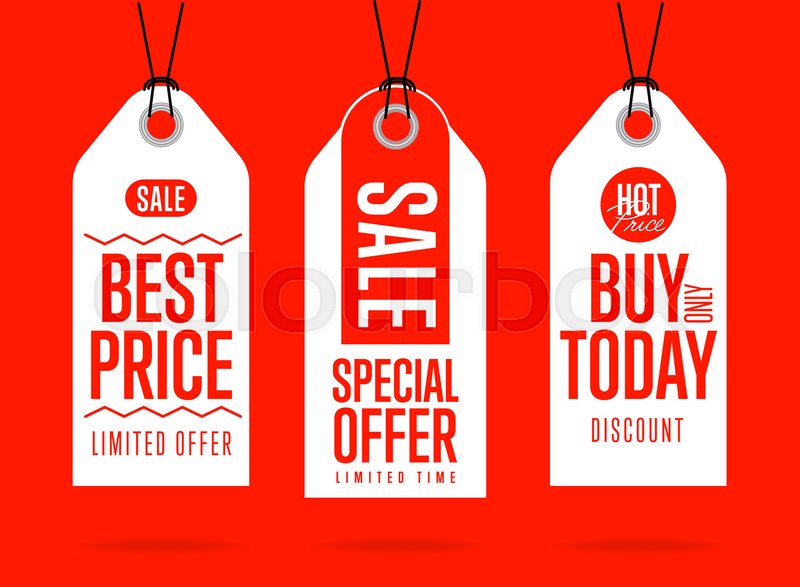 800x587 Sale Tag Vector Isolated Sticker With Stock Vector Colourbox