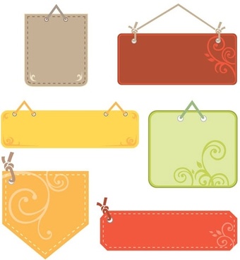 340x368 Vector Tag Label Cute Free Vector Download