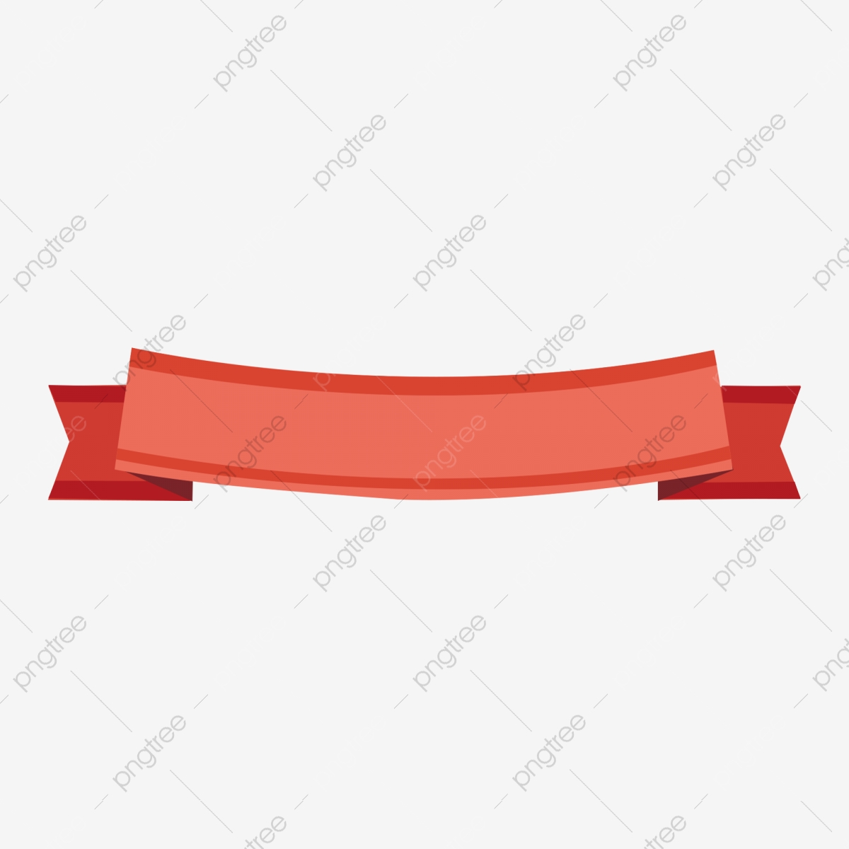 1200x1200 Red Ribbon Label Vector Image, Ribbon, Origami Tag, Decorative