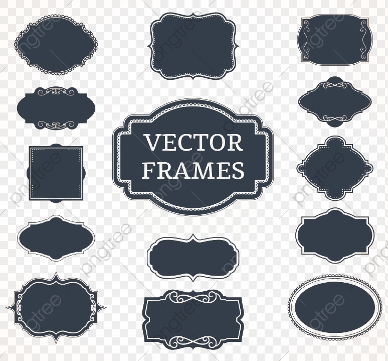 774x719 Black Blank Label Vector, Black, Blank, Label Png And Vector