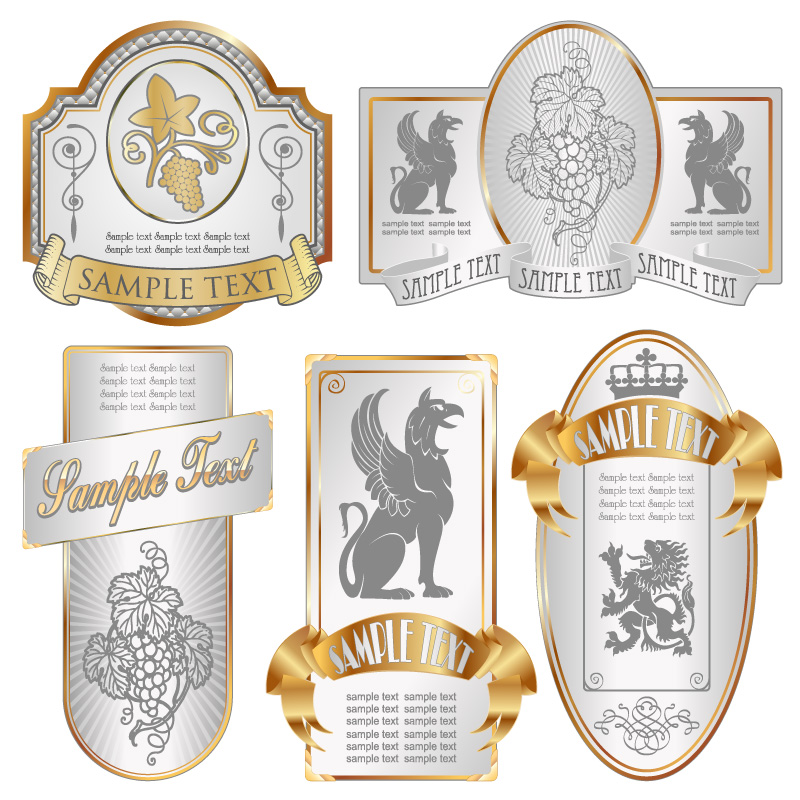 800x800 Elegant Wine Label