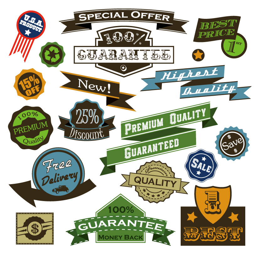 813x813 Color Practical Label Vector Free Vector Graphic Download