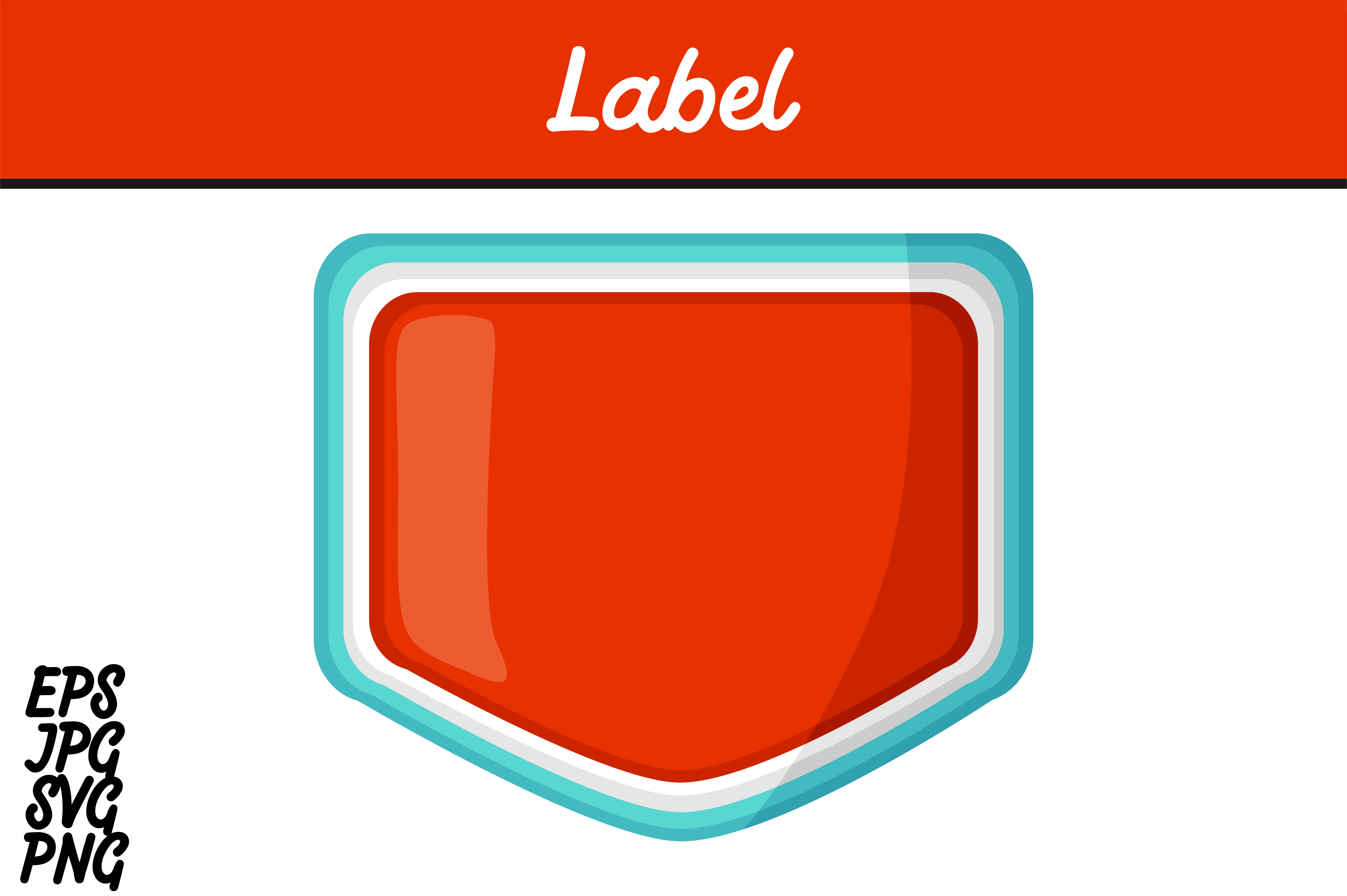 7514x5000 Label Vector Image Graphic