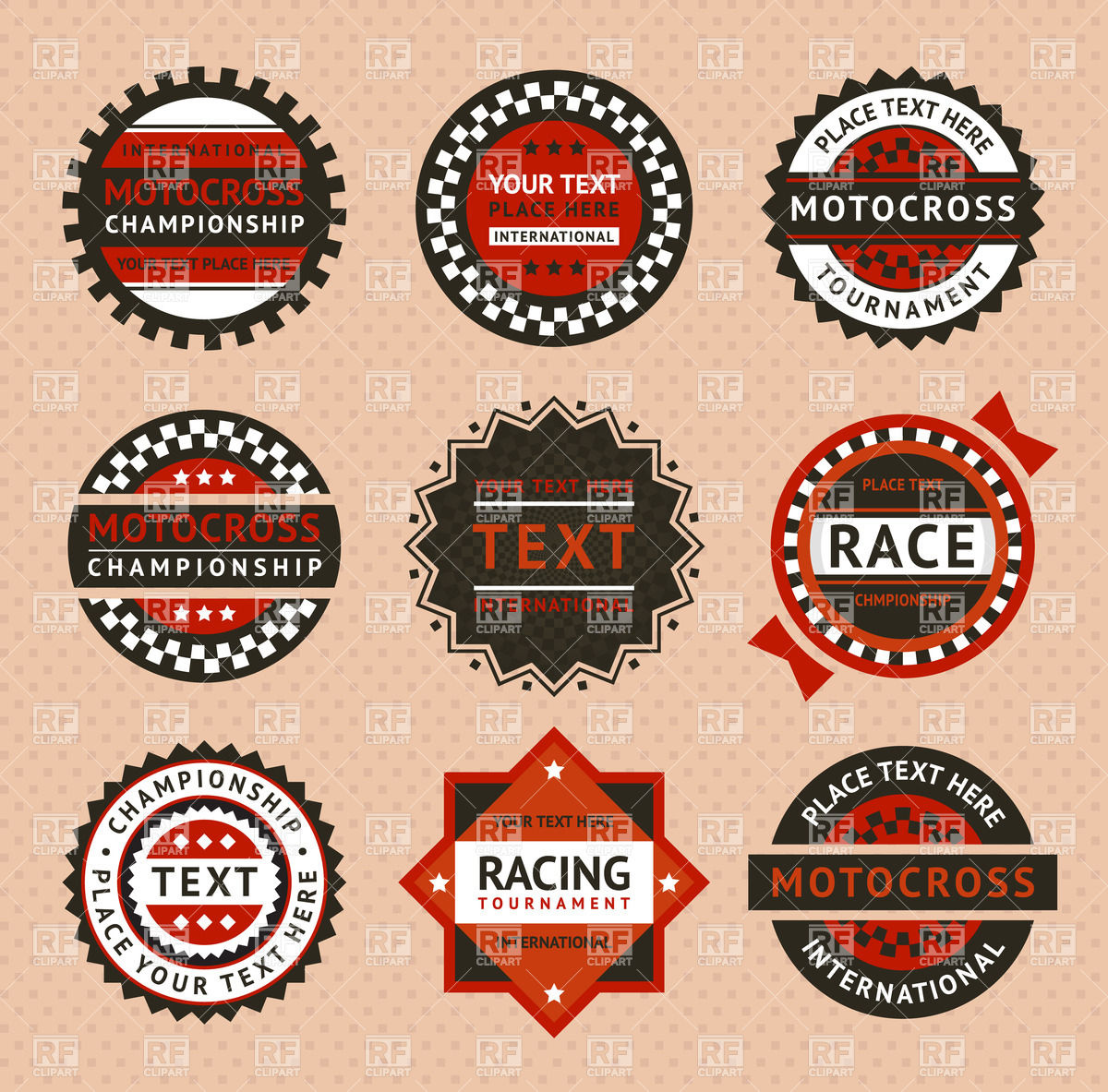 1200x1183 Racing Labels