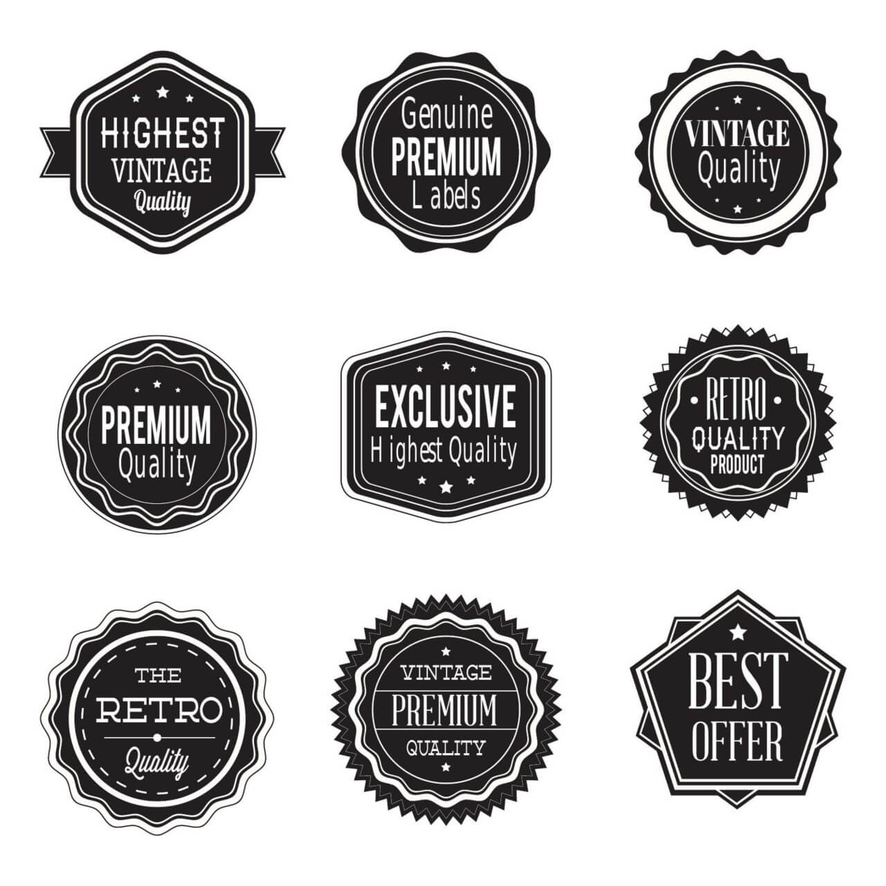 Labels Vintage Vector at Vectorified.com | Collection of Labels Vintage ...