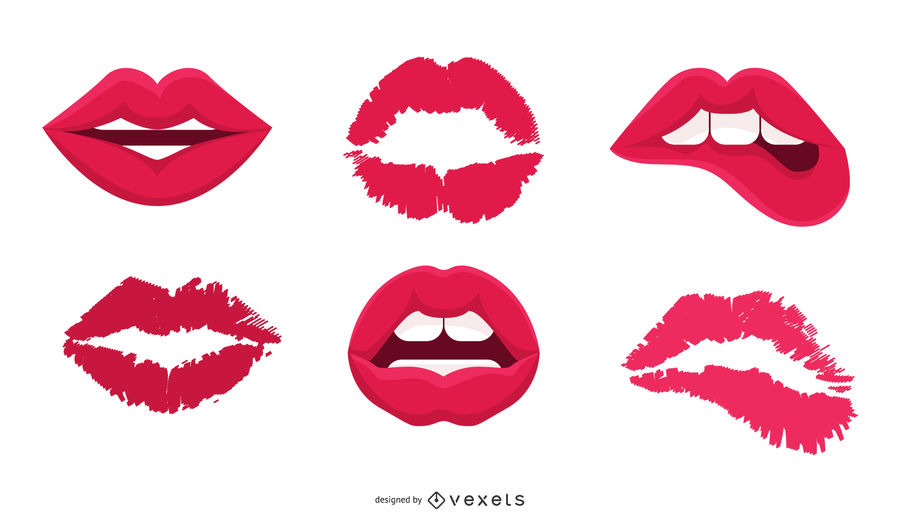 900x529 Vector Lips Kiss