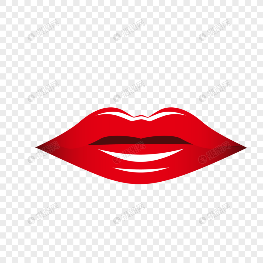 860x860 Boca Roja Labios Vector Material Imagen Descargar Prf