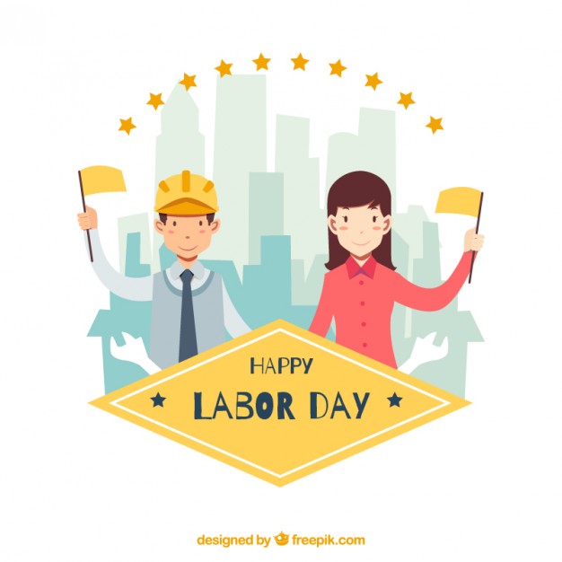 626x626 International Labor Day Background Vector Free Download