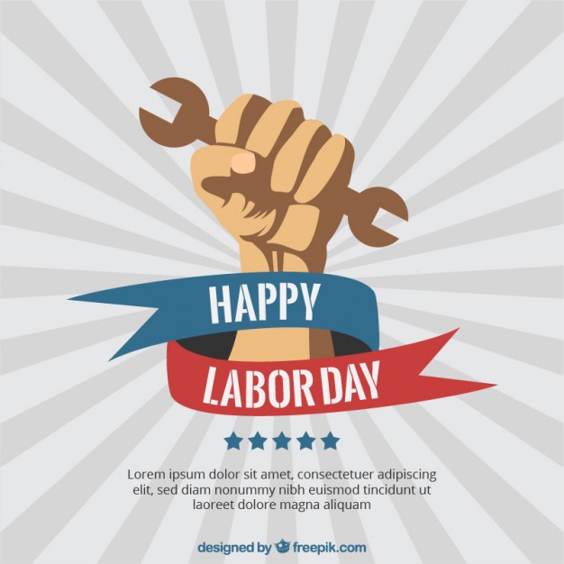 626x626 Happy Labor Day Poster Vector Premium Download