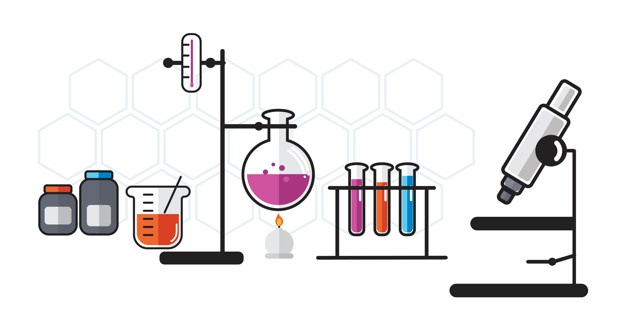 626x331 Illustration Of Chemistry Laboratory Instruments Set Vector Free