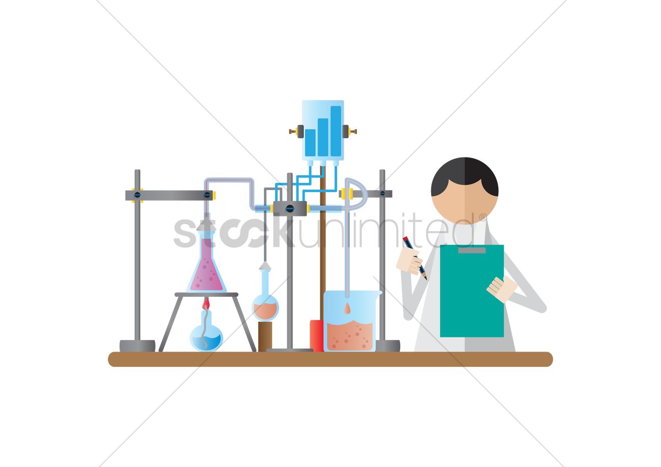 1300x919 Scientist Holding Clipboard And Pencil In The Laboratory Vector