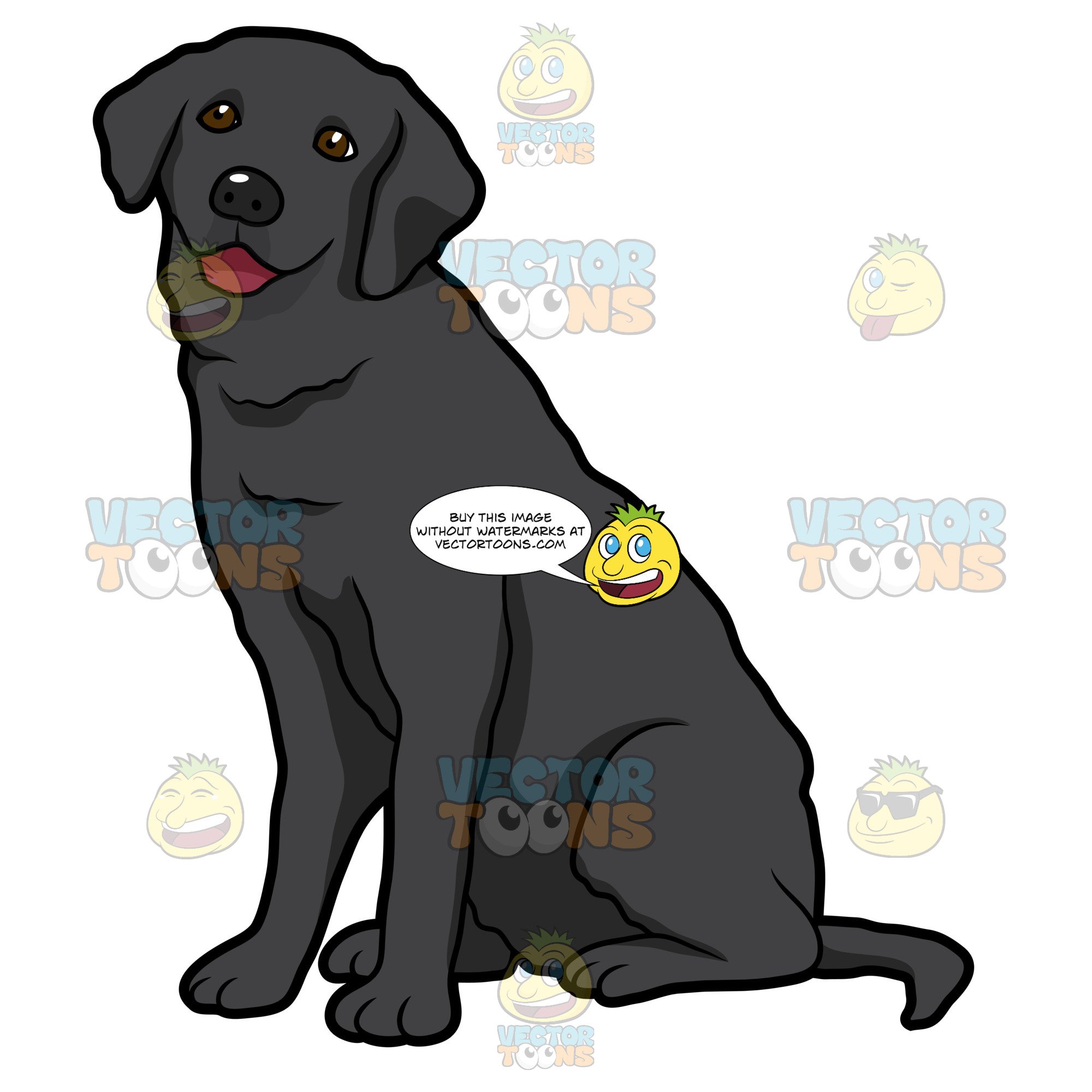 Labrador Retriever Vector at Vectorified.com | Collection of Labrador ...