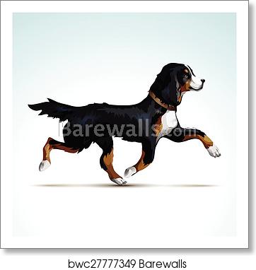 362x382 Vector Labrador Retriever Dog, Art Print Barewalls Posters
