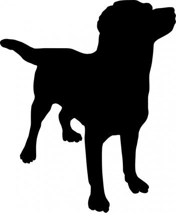 351x425 Image Detail For Dog Silhouette Vector Clip Art