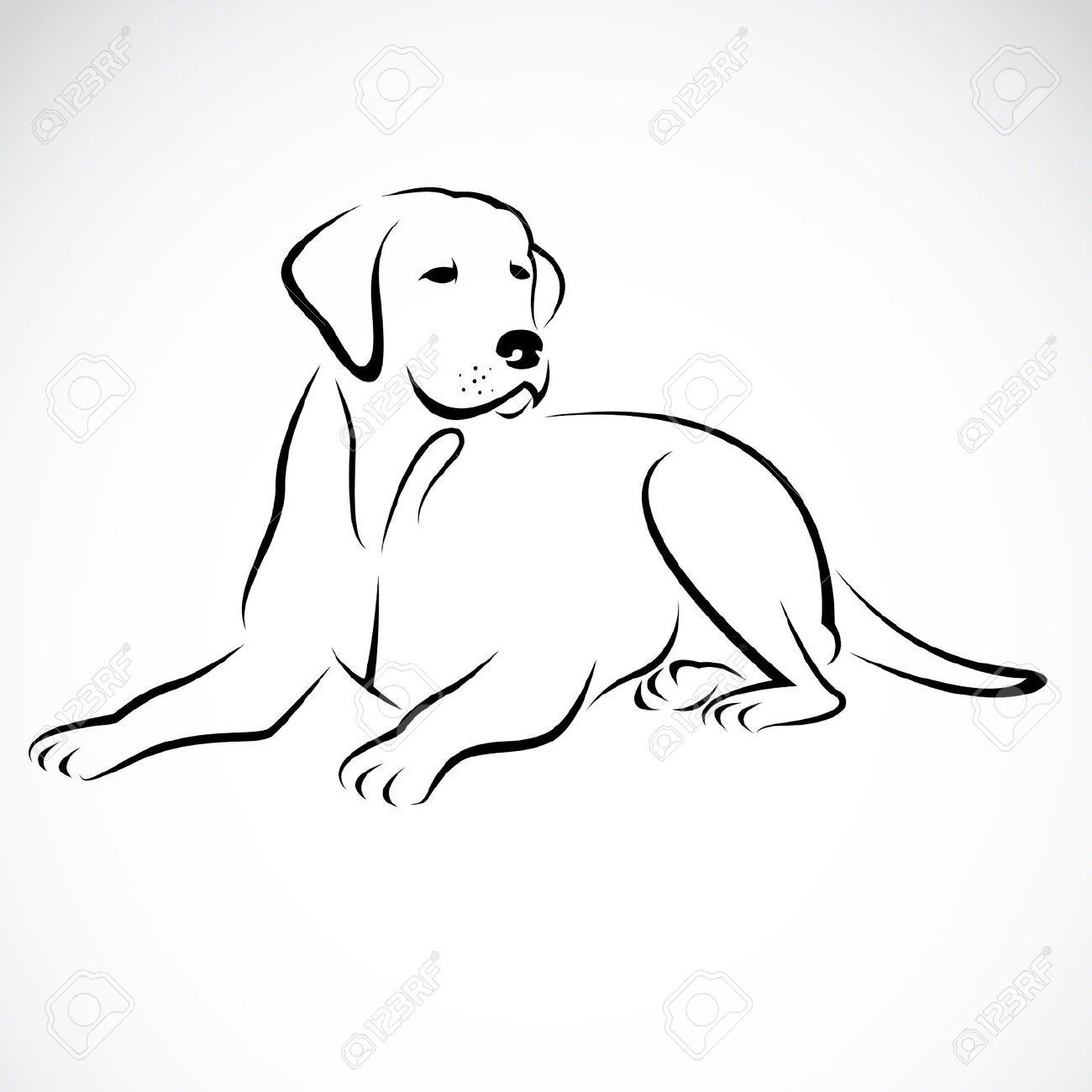 1300x1300 Stock Vector Tats Animal Drawings, Dog Silhouette, Drawings