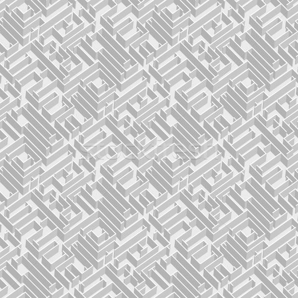 600x600 Labyrinth Vector Background Vector Illustration Liliia Kavliuk