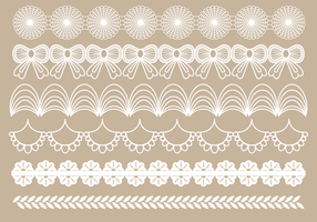 286x200 Lace Border Free Vector Art