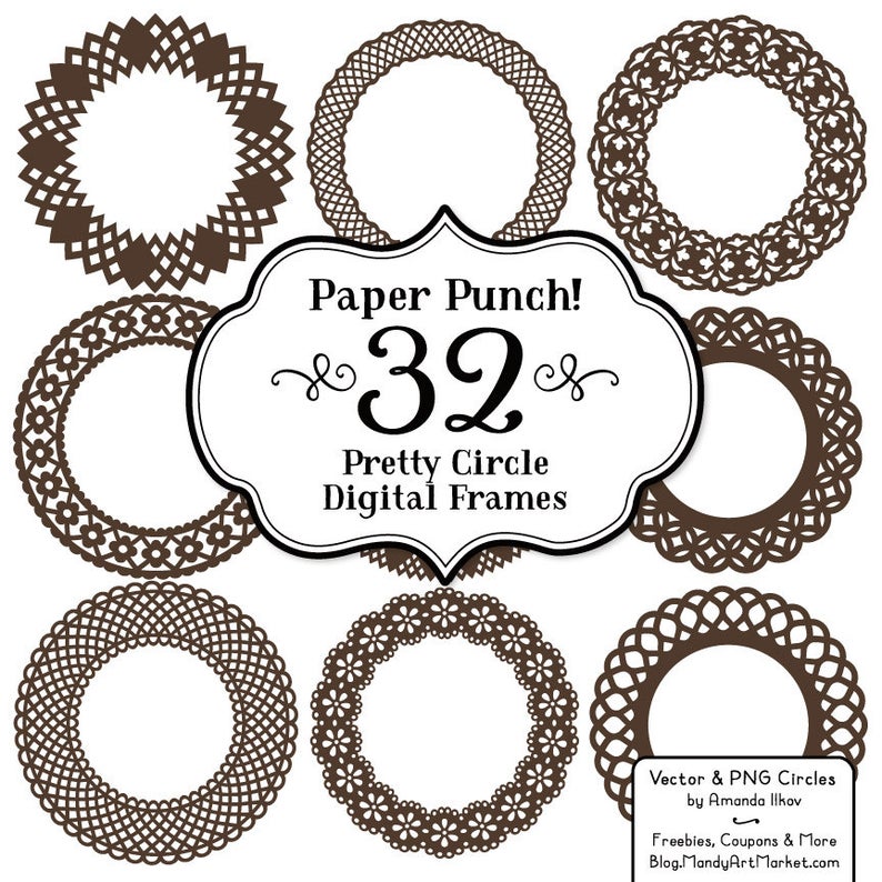 Lace Circle Vector