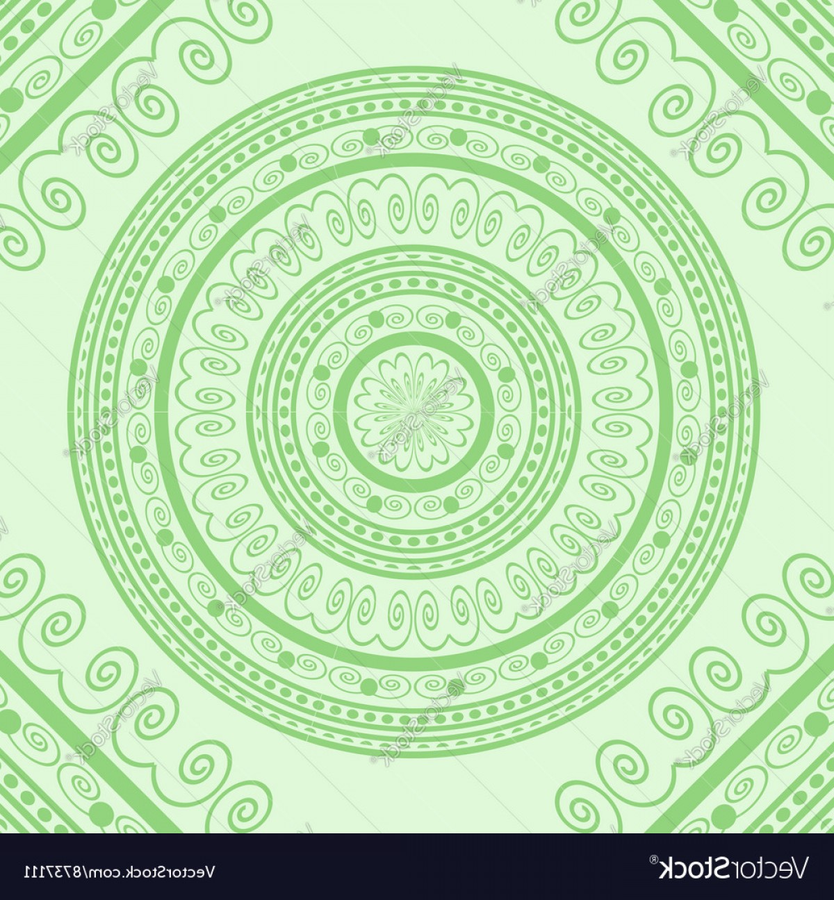 Green Circle Lace Ornament Vector Newwaysys 1200x1296 Green Circle Lace Ornament Vector Newwaysys