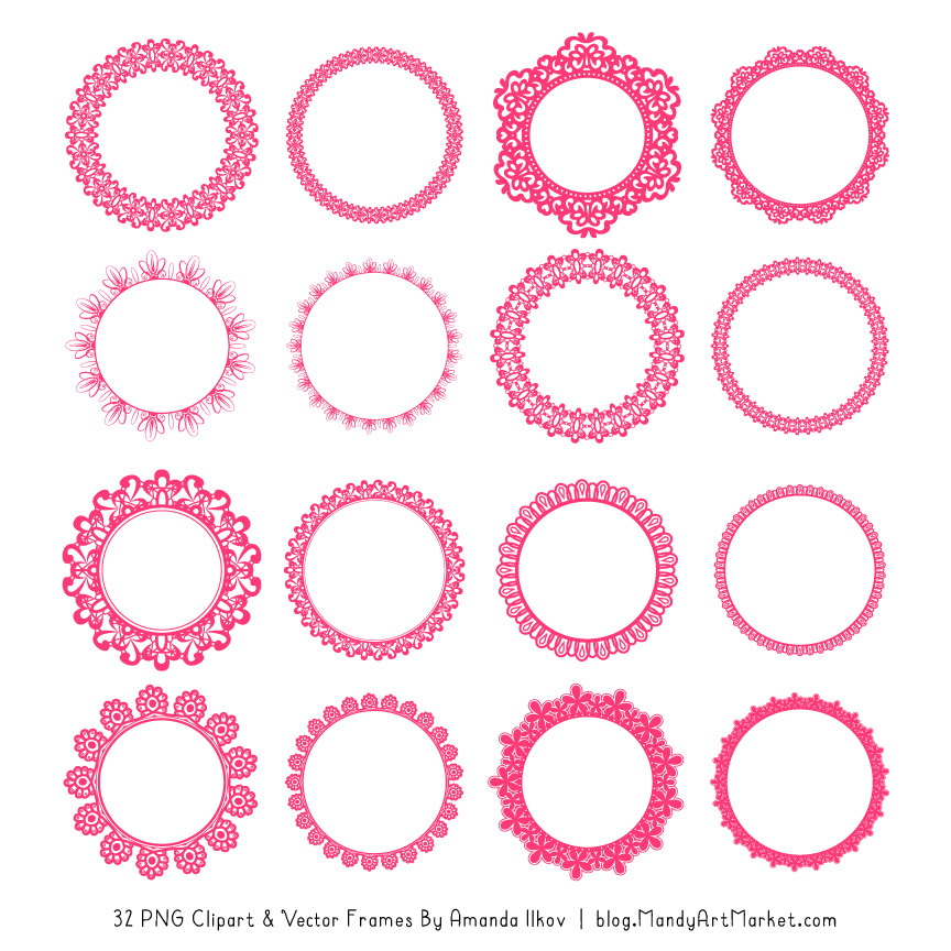 Lace Circle Vector at Vectorified.com | Collection of Lace Circle ...