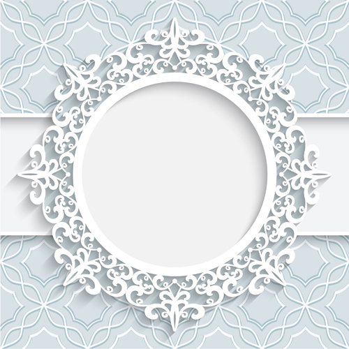Lace Ornament Paper Frame Vector 500x500 Lace Ornament Paper Frame Vector