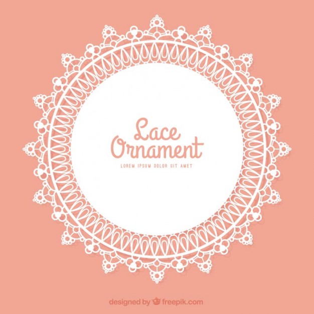 White Lace Doily Vector Free Download 626x626 White Lace Doily Vector Free Download