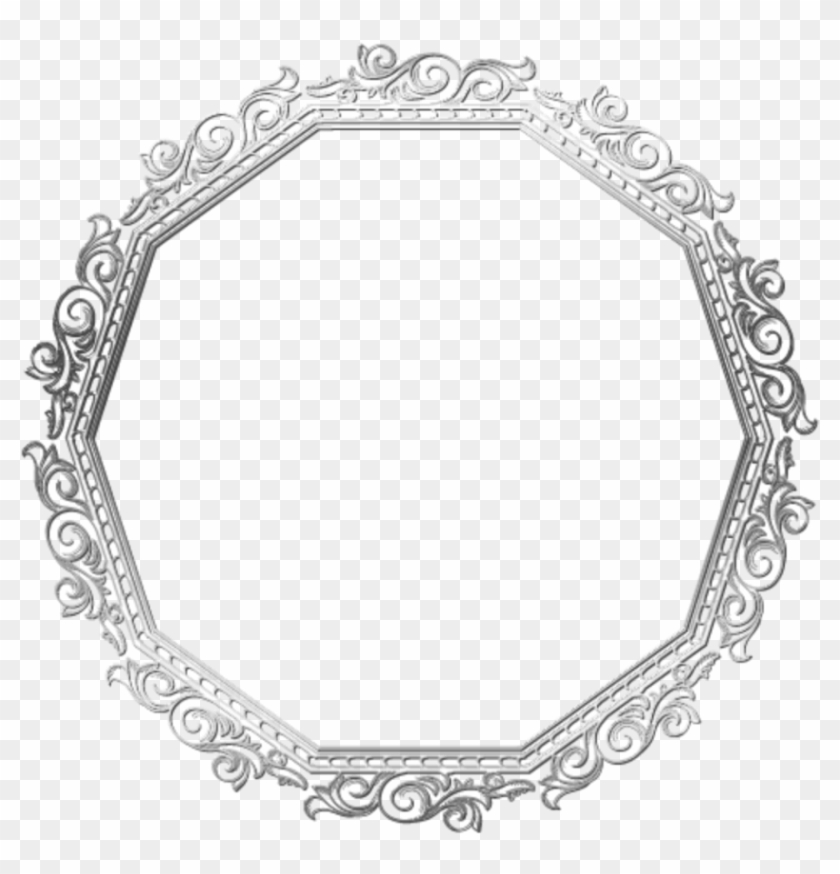 840x874 Lace Doily Silver White Black Border