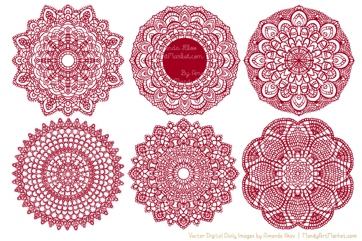 1160x772 Ruby Vector Lace Doilies