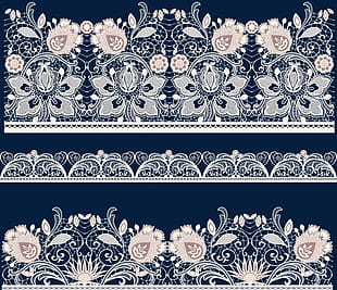 310x267 Christmas Decoration Lace Vector Material Free