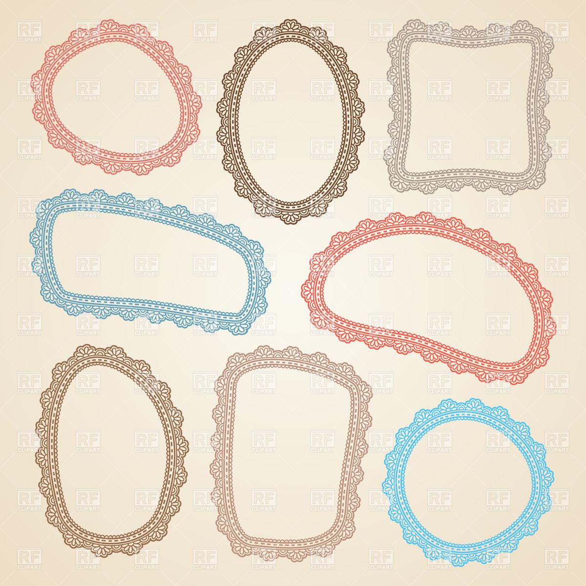 1200x1200 Collection Of Blank Lace Frames Vector Image Of Borders And Frames