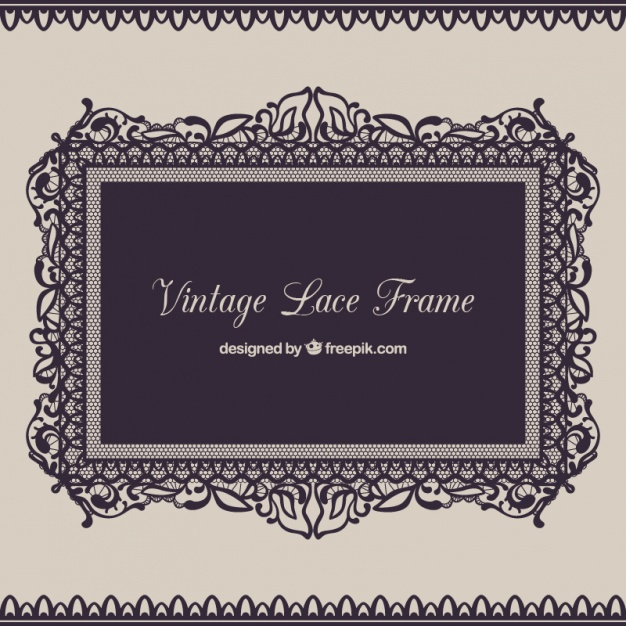 626x626 Decorative Lace Frame Vector Free Download