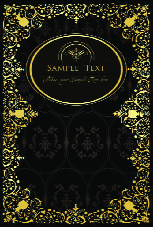 500x740 Gold Lace Frame Vector Set Free Graphics Uihere