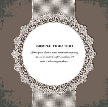 371x368 Lace Frame Free Vector Download