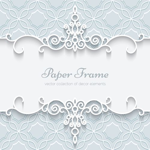 500x500 Paper Lace Frame Vector Background Ramki Paper Lace, Border