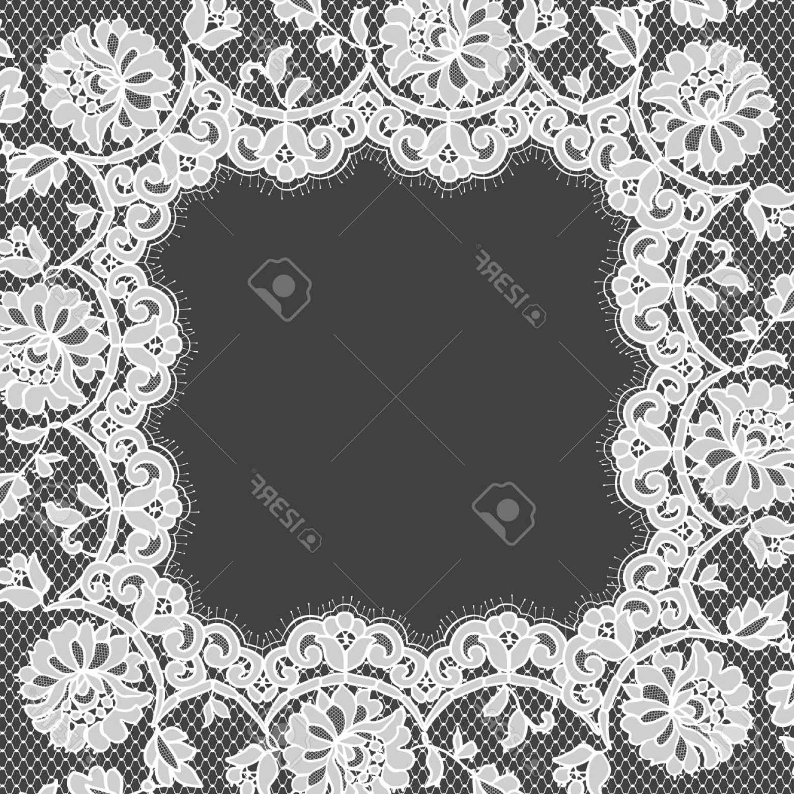 1560x1560 Photostock Vector Vector White Lace Frame Hoodamathrun