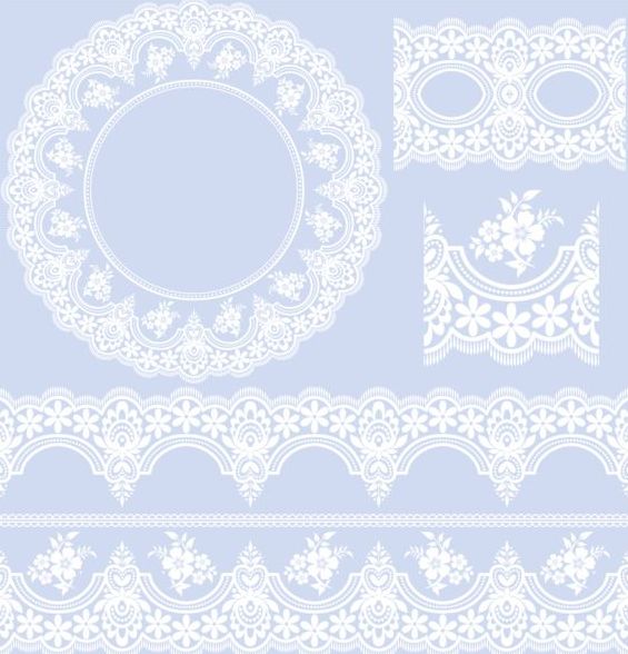565x588 Lace Border With Frame Vectors Free Download