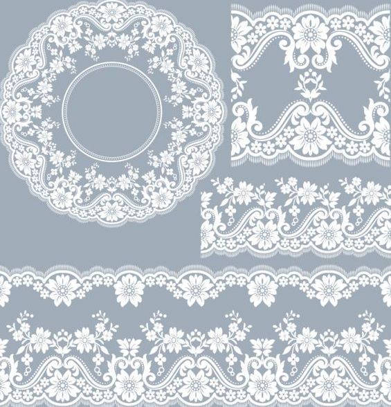 565x588 Lace Border With Frame Vectors Free Download