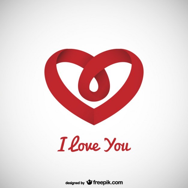 626x626 Love Message With Lace Heart Free Vector